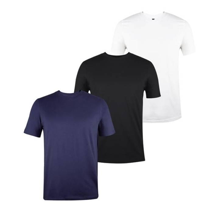 Donnay 【 Three Pack V Neck T Shirt Mens Men White/Blck/Navy 】 メンズ メンズ 白いこと 白いこと 紺色 米国海軍