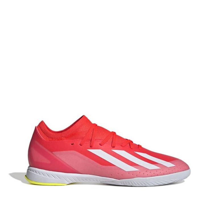 アディダス Adidas 【 X Crazyfast League Indoor Football Boots Mens Men Solar Red/Ftwr 】 蹴球 ブーツ メンズ メンズ Red 赤・赤いこと