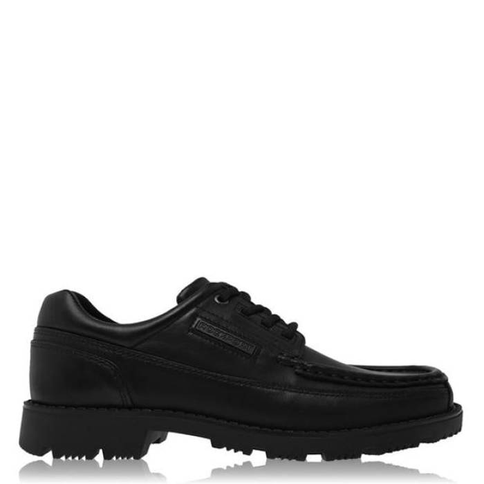 鍵を掛ける界面 Rockport 【 Moc Junior Boys Shoes Kids Black 】 シューズ 運動すること靴 御坊っちゃん キッズ 黒いこと 黒いこと 靴-フォーマル靴-キッズファッション