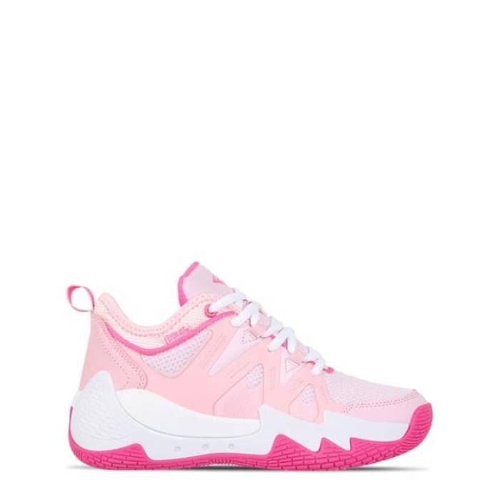 Everlast 【 Basketball Trainers Kids Pink/White 】 籠球 シューズ スニーカー 御坊っちゃん キッズ pink さくら色 白いこと 白いこと シューズ-スポーツ・アウトドア