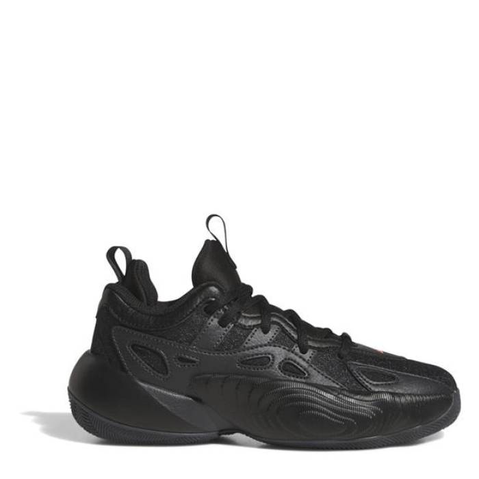 アディダス Adidas 【 Trae Unlimited Basketball Shoes Juniors Kids Cblack/Carbon/S 】 バスケットボール シューズ 運動靴 ジュニア キッズ カーボン|スニケス