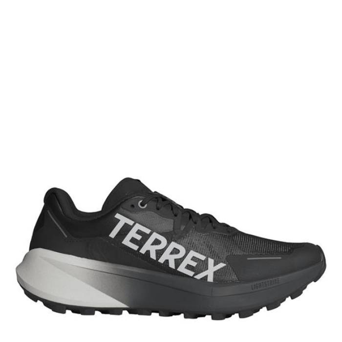 アディダス Adidas 【 Terrex Agravic 3 Trail Running Shoes Men Black/Grey 】 シューズ 運動すること靴 メンズ 黒いこと 黒いこと 薄墨色 薄墨色