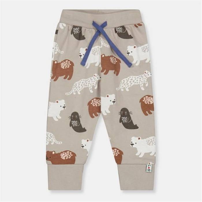 Lilly And Sid 【 & Sid Multicoloured Mixed Animal Print Joggers Kids Grey 】 ジョガーパンツ ジュニア キッズ 灰色 グレー