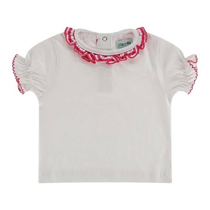 Lilly And Sid 【 Basic Layering Regular Fit T-Shirt Kids White 】 Tシャツ ジュニア キッズ 白色 ホワイト