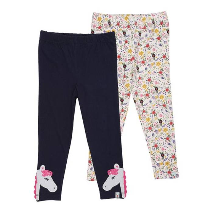 Lilly And Sid 【 Horse Floral Leggings Kids Multi 】 レギンス・タイツ お坊っちゃん キッズ