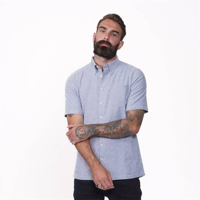 Firetrap 【 Short Sleeve Shirt Mens Men Blue 】 Sleeve スリーブ メンズ メンズ 青色 ブルー