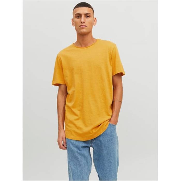 Jack And Jones 【 Short Sleeve T Shirt Men Honey Gold 】 Sleeve 捩り メンズ お前さん ゴールド
