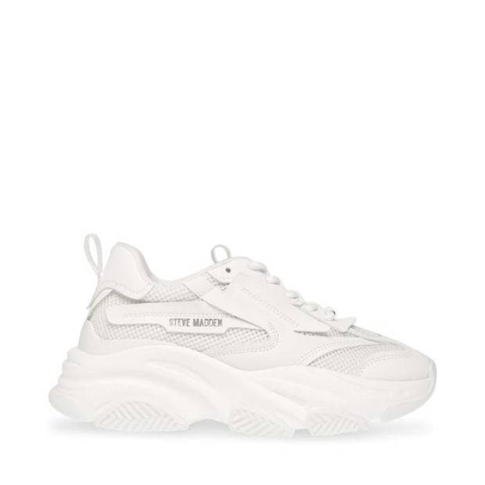 スティーブマデン Steve Madden 【 Women's Possession Chunky Trainers Women White 】 レディース シューズ スニーカー レディース 白色 ホワイト