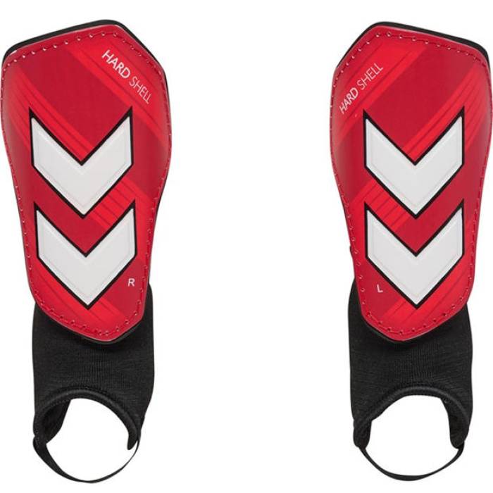 ヒュンメル Hummel 【 Shin Guards Senior Unisex Red/White 】 年がしら ユニ一発やる Red 赤・赤いこと 白いこと 白いこと