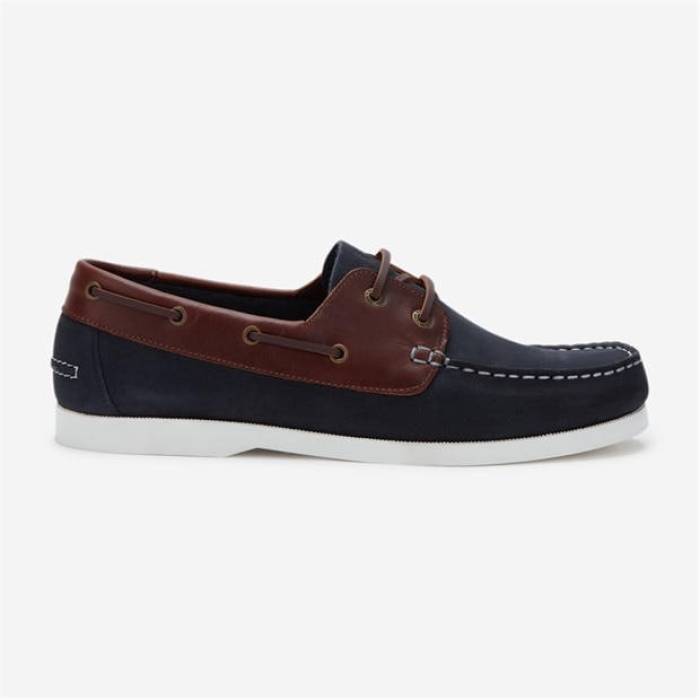 ジャック ウィルス Jack Wills 【 Leather Boat Shoes Mens Men Navy 】 レザー シューズ 運動靴 メンズ メンズ 紺色 ネイビー