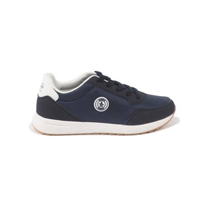 事あたらしいペンギン Original Penguin 【 Lotus Court Trainers Men Dark Sapphire 】 厚地の外套 シューズ スニーカー メンズ
