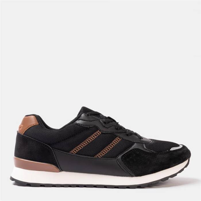Donnay 【 Bob Trainers Mens Men Black 】 シューズ スニーカー メンズ メンズ 黒色 ブラック