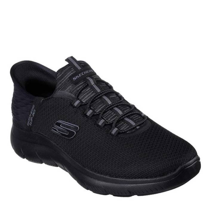 スケッチャーズ Skechers 【 Slip-Ins: Summits - High Range Mens Men Triple Black 】 ハイ メンズ メンズ 黒色 ブラック|スニケス
