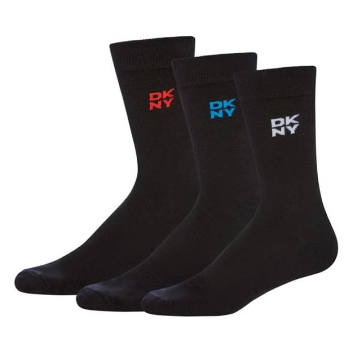 ダナキャランニューヨーク Dkny 【 3 Pack Mens Gift Socks Fink Men Black 】 メンズ ソックス・靴下 メンズ 黒色 ブラック｜スニケス