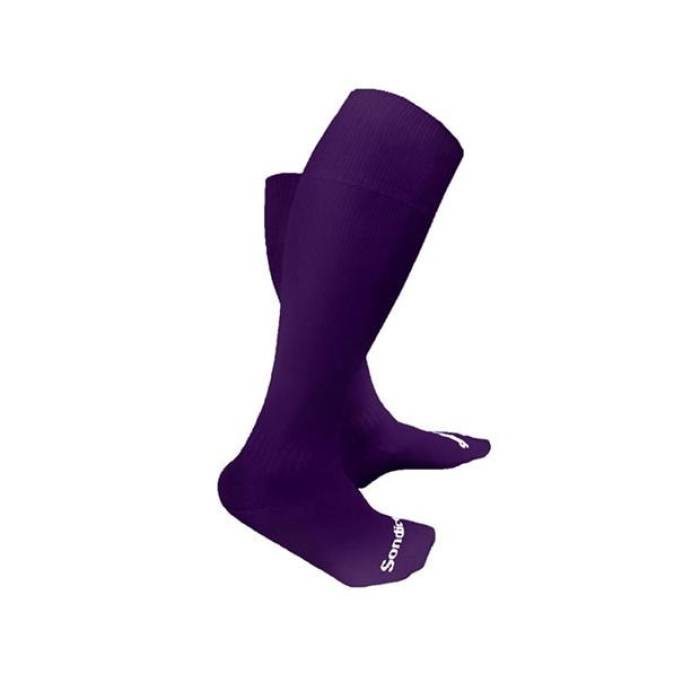 Sondico 【 Football Socks Childrens Kids Purple 】 蹴球 靴下・ソックス お坊っちゃん キッズ Purple 紫・パープル
