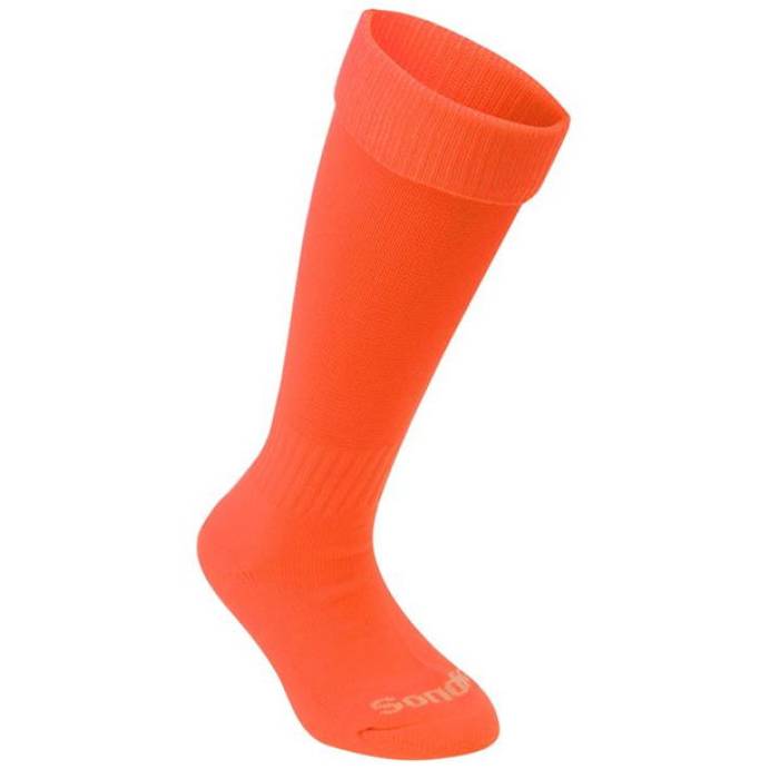 Sondico 【 Football Socks Junior Kids Fluo Orange 】 蹴球 靴下・ソックス お坊っちゃん キッズ orange 橙・オレンジ色