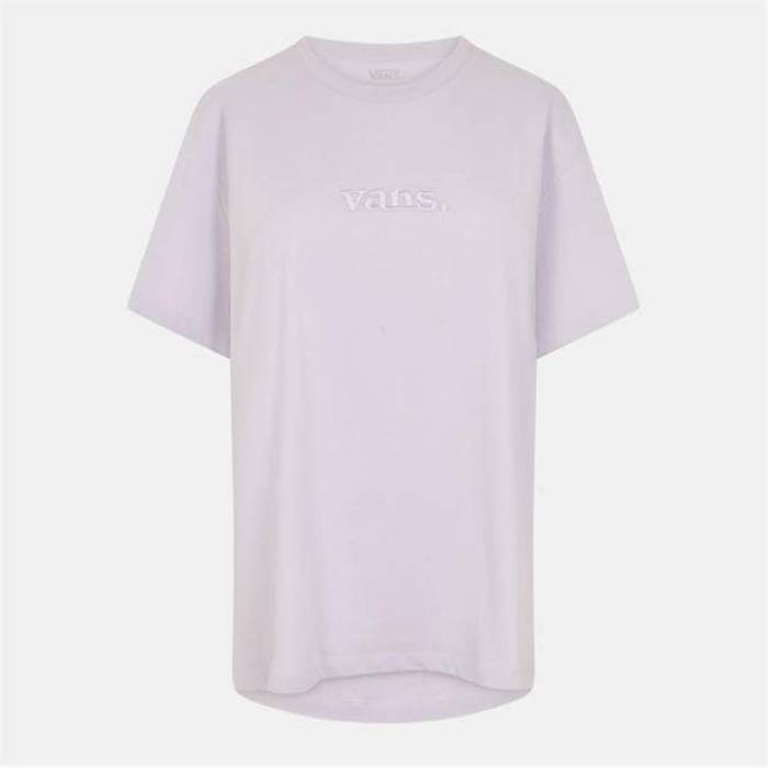 ヴァンズ Vans 【 Essential Short-Sleeve Evening Haze Regular Fit T-Shirt Women Evening Haze 】 Tシャツ レディース｜スニケス