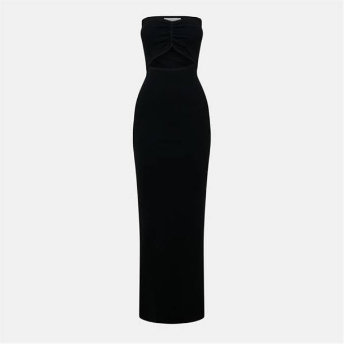 ジャック ウィルス Jack Wills 【 Knitted Bandeau Dress Women Black 】 ドレス レディース 黒色 ブラック