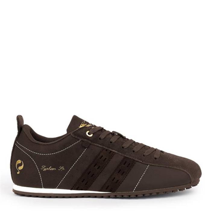 Quick 【 Typhoon Sp Trainers Mens Men Dkbrn/Wht 】 シューズ スニーカー メンズ メンズ