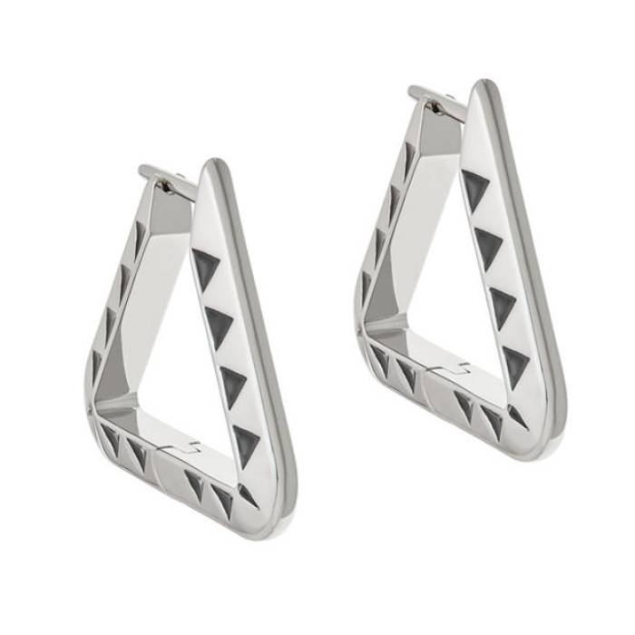 All We Are 【 Women's Kimsak Hoop Earrings Women Silver/Black 】 レディース フープ イヤリング レディース Silver 銀色・シルバー 黒色 ブラック 12,397円