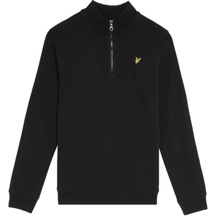 Lyle And Scott 【 Kids\u0027 Quarter-Zip Fleece Kids Black Z865 】 フリース お坊っちゃん キッズ 黒いこと 黒いこと