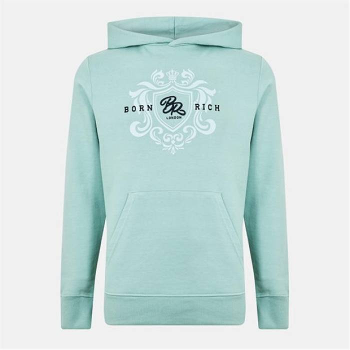 ボーンリッチ Born Rich 【 Jairo Hoodie Men Blue 】 フーディー パーカー メンズ 青色 ブルー|スニケス