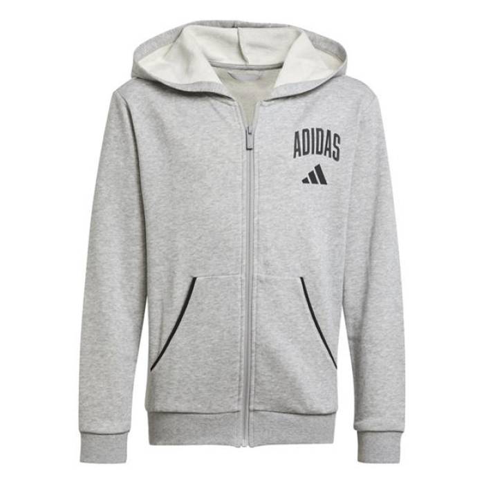 アディダス Adidas 【 Kids\u0027 Hoodie Kids Grey/Black 】 フーディー パーカー お坊っちゃん キッズ 薄墨色 薄墨色 黒いこと 黒いこと