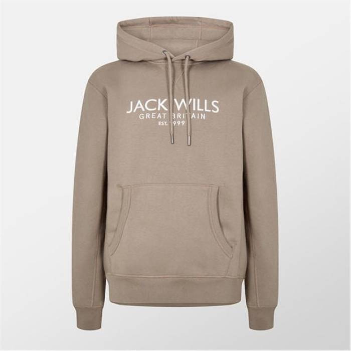 ジャック ウィルス Jack Wills 【 Batsford Logo Hoodie Mens Men Fawn 】 ロゴ フーディー パーカー メンズ メンズ|スニケス