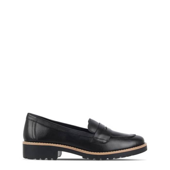 Firetrap 【 Loafer Juniors Kids Black 】 置き目毛革 シューズ お坊っちゃん キッズ 黒いこと 黒いこと