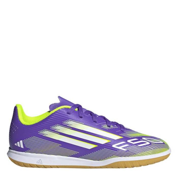 アディダス  【 F50 Club Juniors Indoor Football Boots Kids Purple/White 】 クラブ フットボール ブーツ ジュニア キッズ Purple 紫・パープル 白色 ホワイト