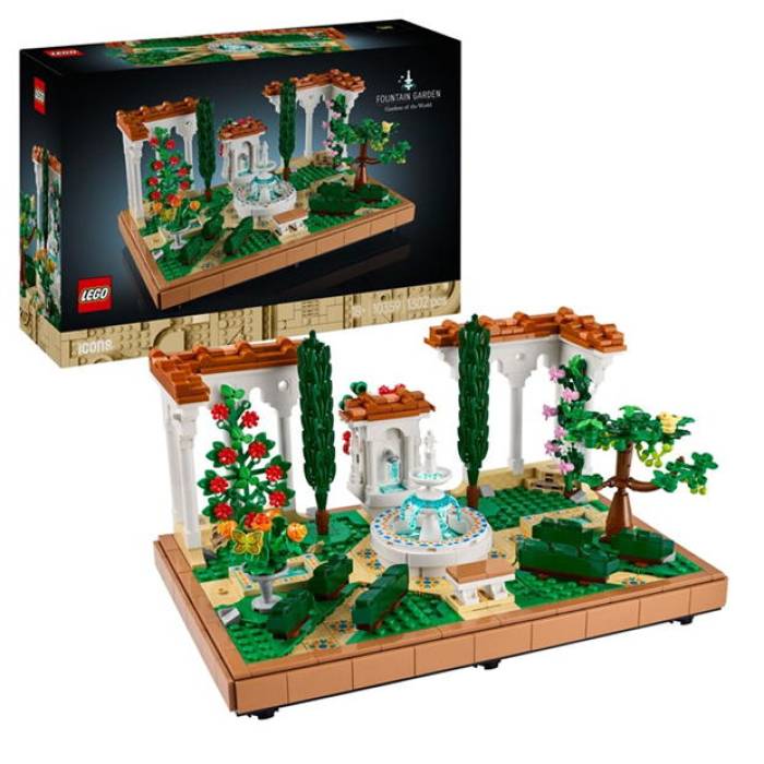 レゴ Lego 【 Icons Fountain Garden Home Decor Set 10359 Unisex Icons 】 ユニ一発やる