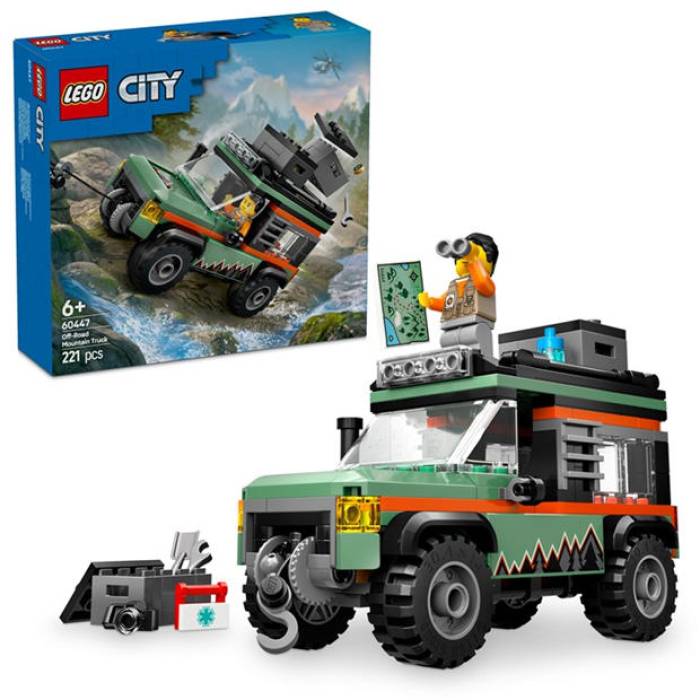 レゴ Lego 【 City Off-Road 4X4 Mountain Truck Toy 60447 Unisex City Vehicles 】 シティ ユニ一発やる シティ