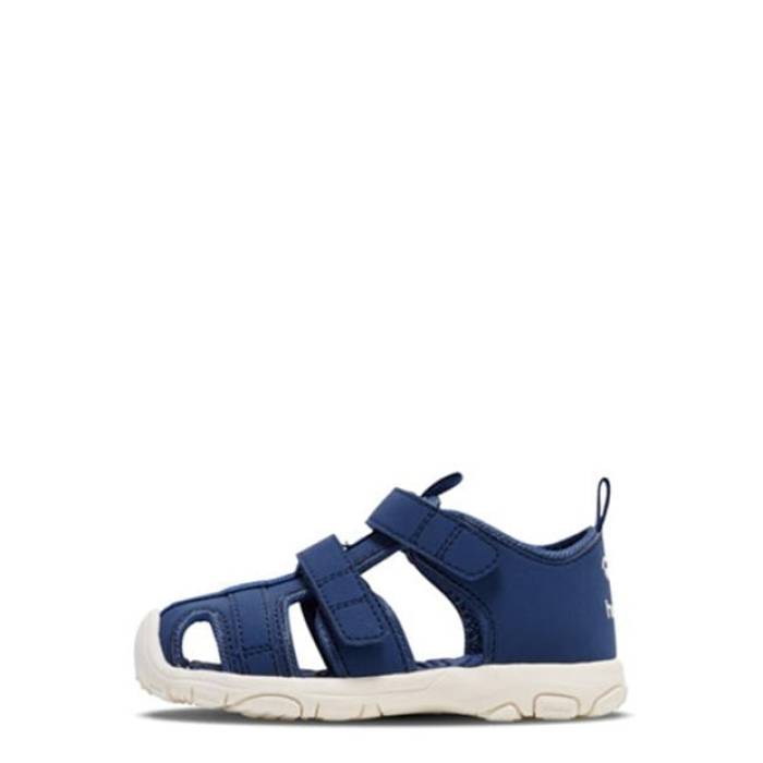 ヒュンメル Hummel 【 Velcro Strap Sandals Childrens Kids Navy Peony 】 ストラップ サンダル ジュニア キッズ 紺色 ネイビー