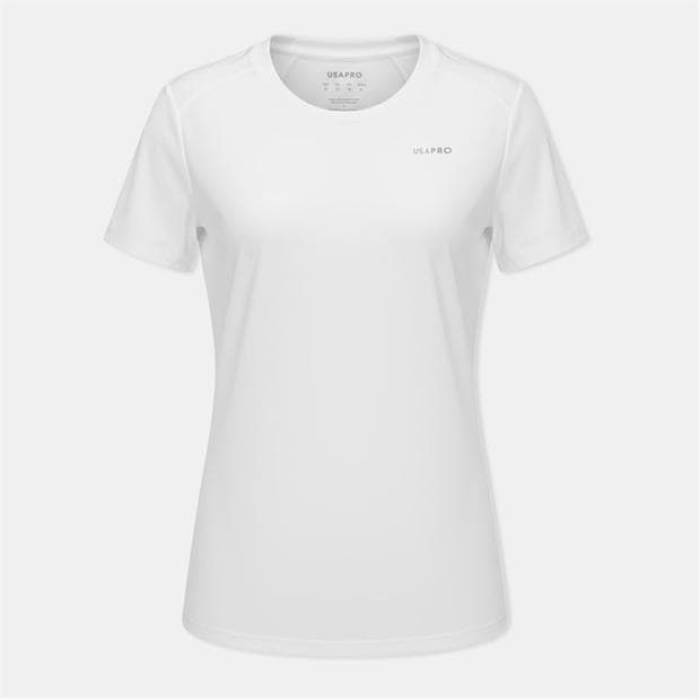 Usa Pro 【 Pro Tech C Tee Womens Women White 】 プロ テック Tシャツ レディース レディース 白色 ホワイト