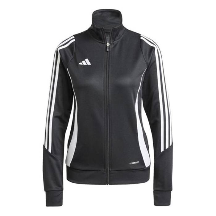 アディダス Adidas 【 Tiro 23 League Sweat Jacket Women Black/White 】 Sweat 汗水 Jacket 上衣 レディース 黒いこと 黒いこと 白いこと 白いこと