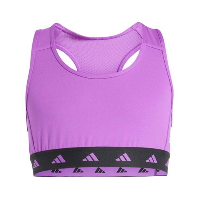 アディダス Adidas 【 Techfit Power React Bra Juniors Kids Burst/Black 】 Power 力強さ リアクト お坊っちゃん キッズ はち切れる 黒いこと 黒いこと