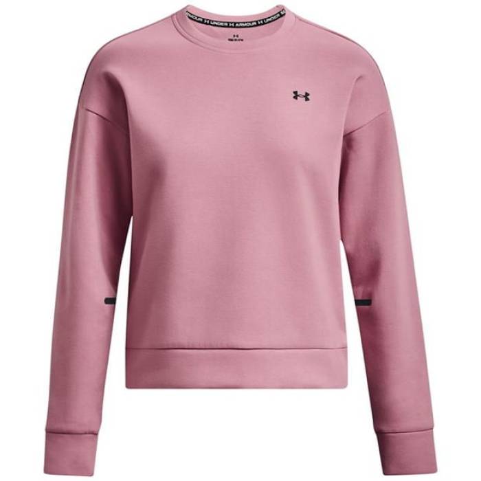 アンダーアーマー Under Armour 【 Crew Sweatshirt Women Pink Elixir/Bla 】 クルー スウェット トレーナー レディース pink ピンク 33,800円