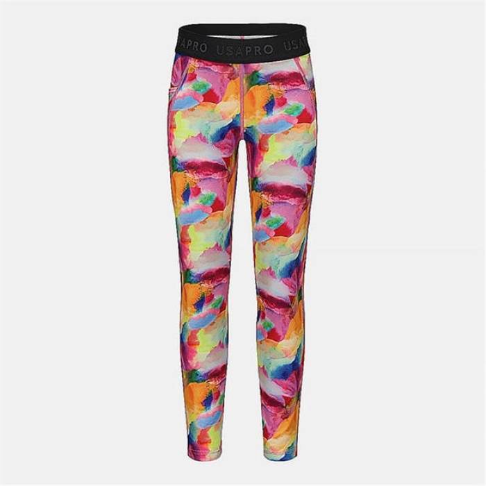 Usa Pro 【 Pro Training Tight Legging Girls Kids Multi Brush 】 労働者階級 形づくる お坊っちゃん キッズ