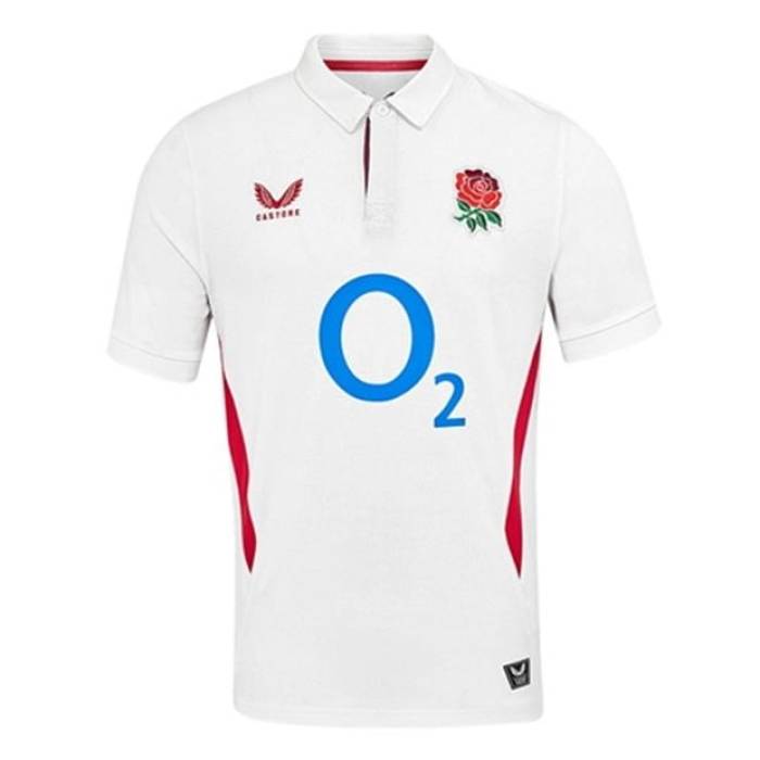 Castore 【 England Rugby Home Classic Shirt 2025 Adults Men White/Red 】 ラグビー クラシック メンズ 白色 ホワイト Red 赤・レッド