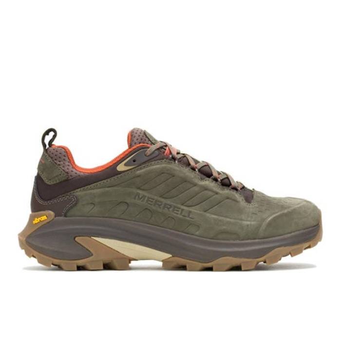 メレル Merrell 【 Moab Speed 2 Leather Waterproof Hiking Shoe Mens Men Olive 】 Speed 素早さ なめし革 メンズ メンズ olive オリーブ