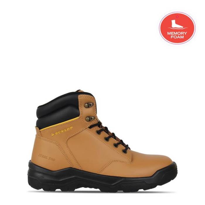 ダンロップ Dunlop 【 Dakota Steel Toe Cap Boots Kids Honey 】 Steel スティール キャップ 帽子 ブーツ ジュニア キッズ ハニー