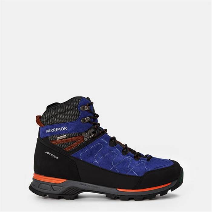 Karrimor 【 Hot Rock Waterproof Walking Boots Mens Men Blue/Orange 】 ブーツ メンズ メンズ 青碧 青碧 orange 橙・オレンジ色