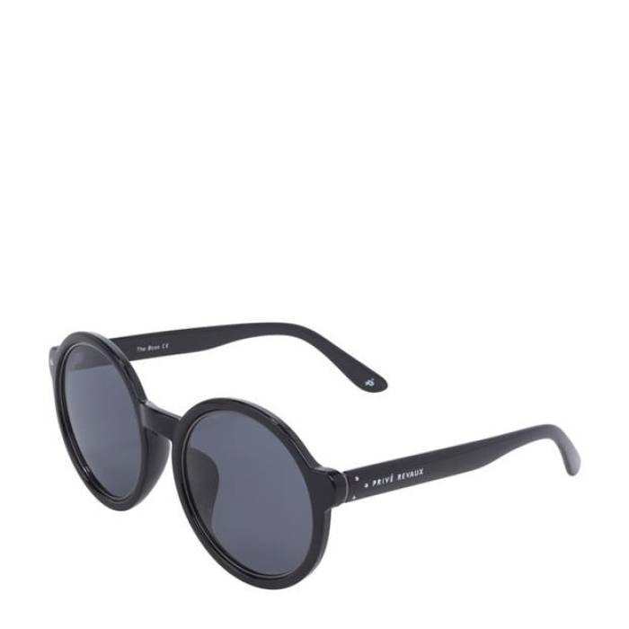 Prive Revaux 【 Adults The Boss 99 Rectangle Sunglasses Unisex Black 】 サングラス ユニセックス 黒色 ブラック