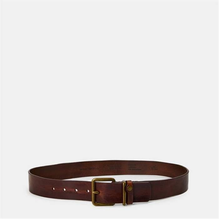 テッドベーカー Ted Baker 【 Men\u0027s Leather Belt Unisex Tan 】 メンズ なめし革 胴締め ユニ一発やる