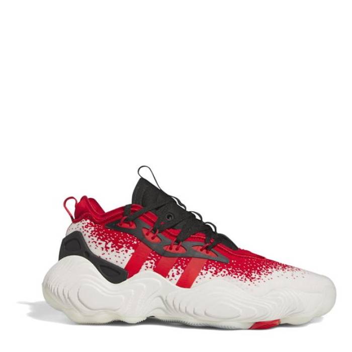アディダス Adidas 【 Trae Young 3 Low Trainers Mens Men White/Blk/Red 】 シューズ スニーカー メンズ メンズ 白いこと 白いこと Red 赤・赤いこと
