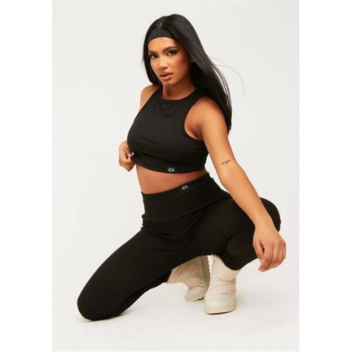 Missy Empire 【 Tab Detail Jersey Racer Top Women Black 】 プルオーバー レディース 黒いこと 黒いこと