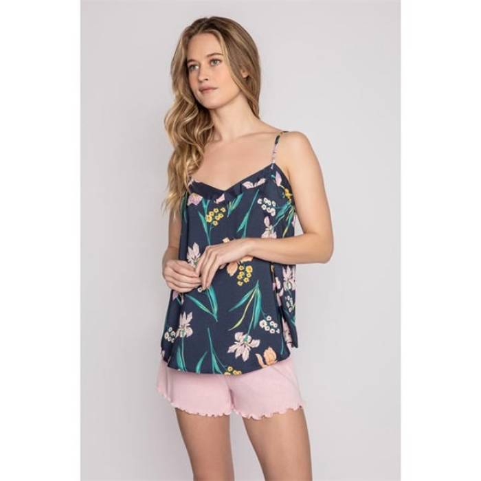 Pj Salvage 【 Cami Top Women Navy 】 レディース 紺色 ネイビー