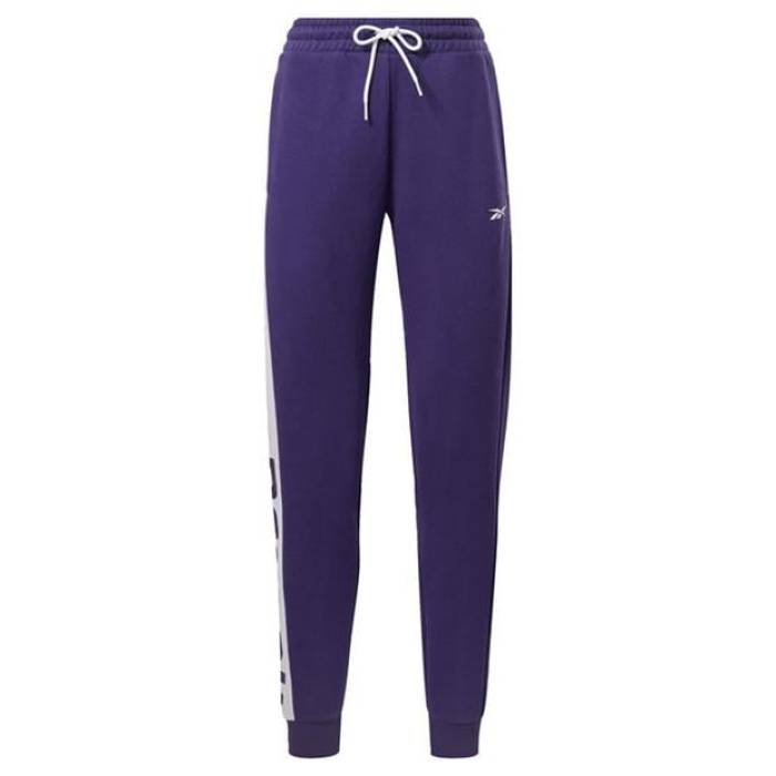 リーボック Reebok 【 Logo French Terry Joggers Womens Women Dark Orchid 】 ロゴタイプ ジョガーパンツ レディース レディース