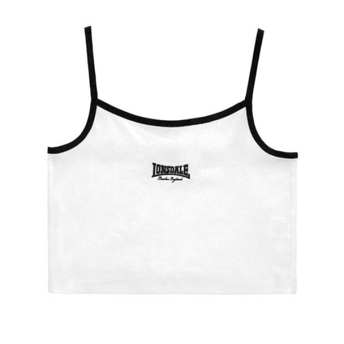 Lonsdale 【 Essential Logo Vest Womens Women White 】 ロゴ ベスト レディース レディース 白色 ホワイト|スニケス