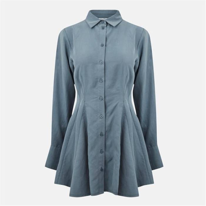 ジャック ウィルス Jack Wills 【 A-Line Shirt Mini Dress Women Storm 】 ドレス レディース